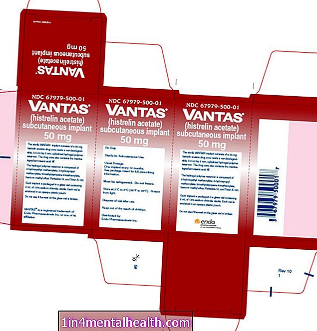 Vantas (acetato de histrelina) - próstata - cáncer de próstata